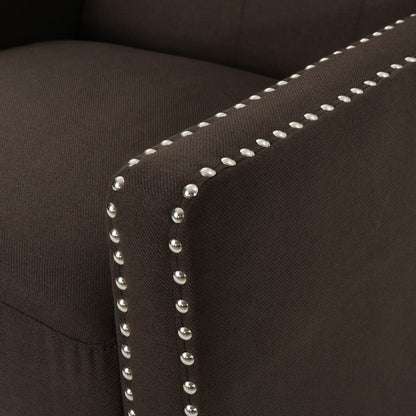 Poltrona reclinabile classica in tessuto Roomfitters, elegante poltrona reclinabile per soggiorno e camera da letto