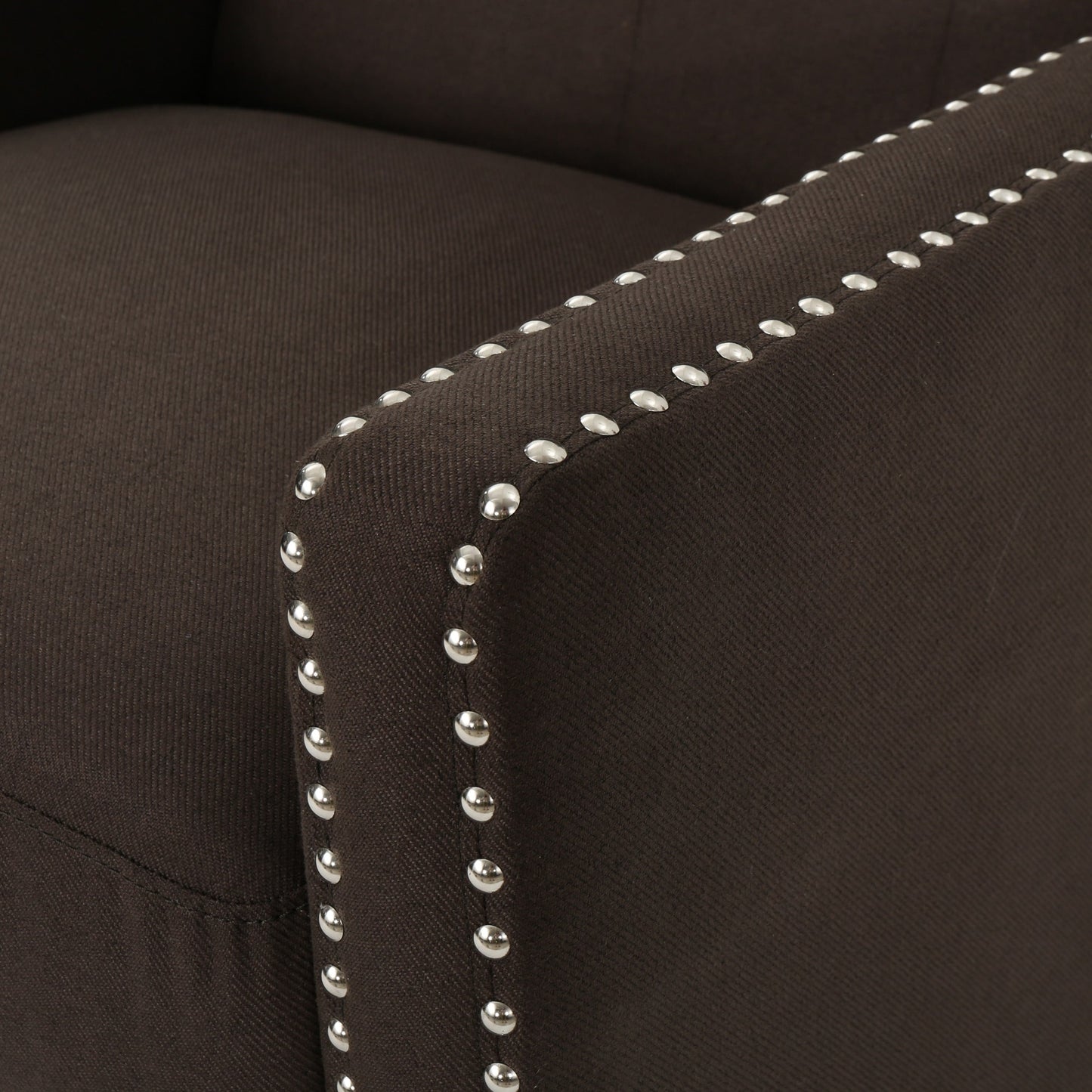 Poltrona reclinabile classica in tessuto Roomfitters, elegante poltrona reclinabile per soggiorno e camera da letto