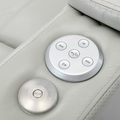 Poltrona reclinabile elettrica Roomfitters con porta USB, bracciolo nascosto, portabicchieri e altoparlante Bluetooth