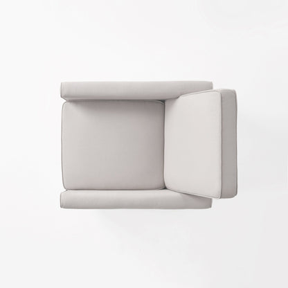 Sedia con schienale push-back in tessuto Roomfitters per un arredamento elegante della casa