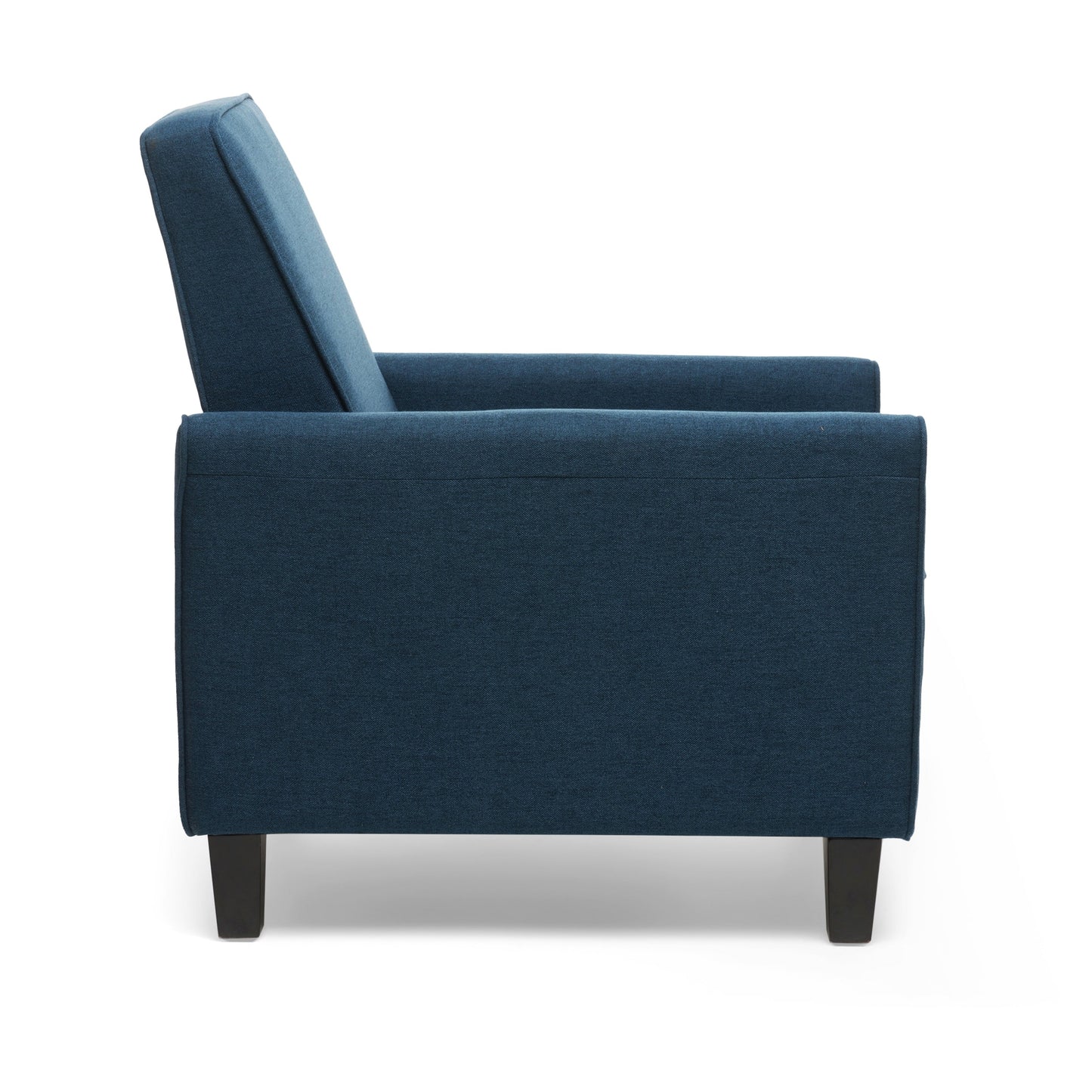 Sedia con schienale a spinta in tessuto Roomfitters per un arredamento elegante, blu navy