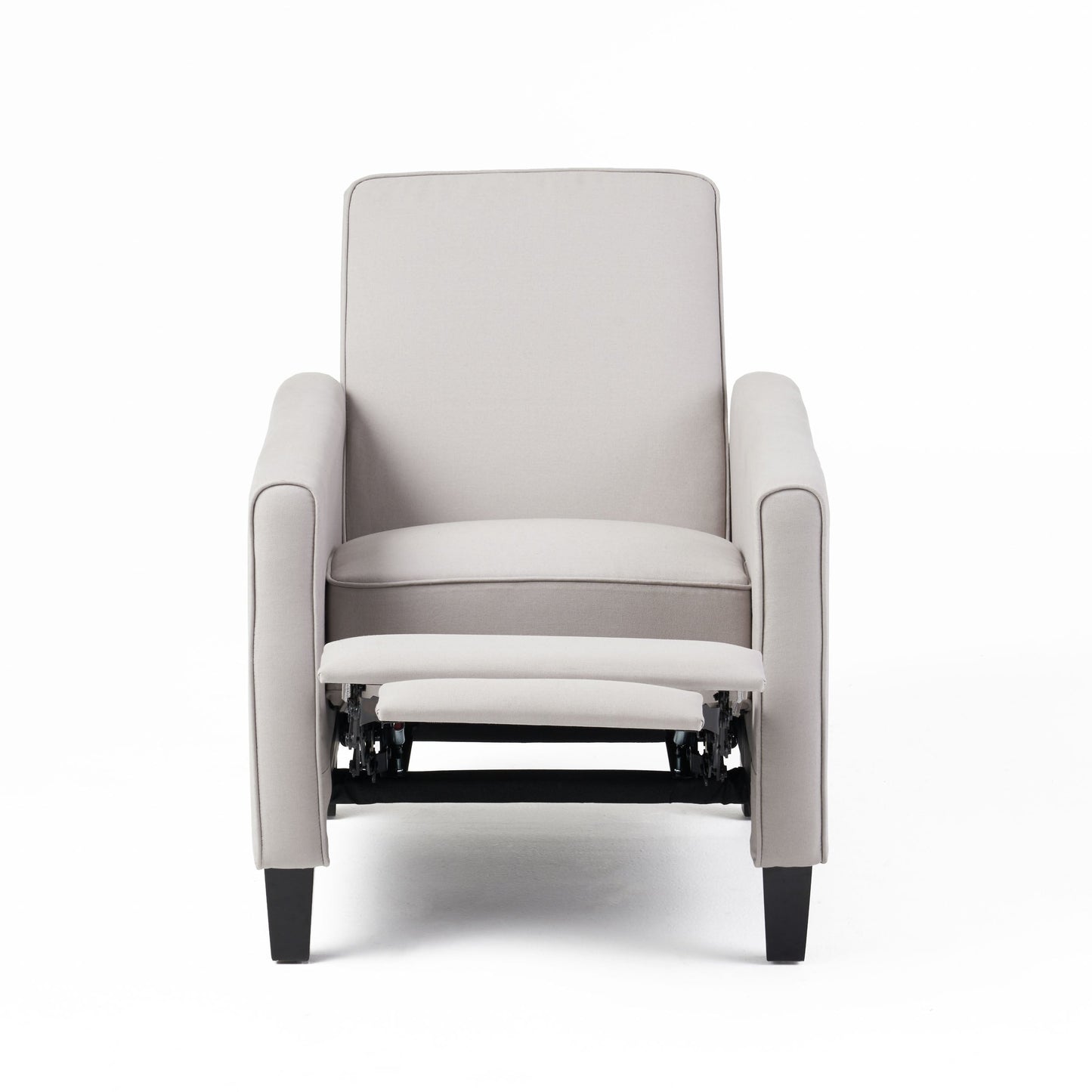 Sedia con schienale a spinta in tessuto Roomfitters per un arredamento elegante, blu navy