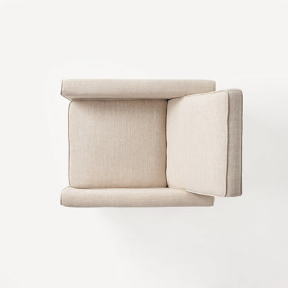 Sedia con schienale a spinta in tessuto Roomfitters per un arredamento elegante, blu navy