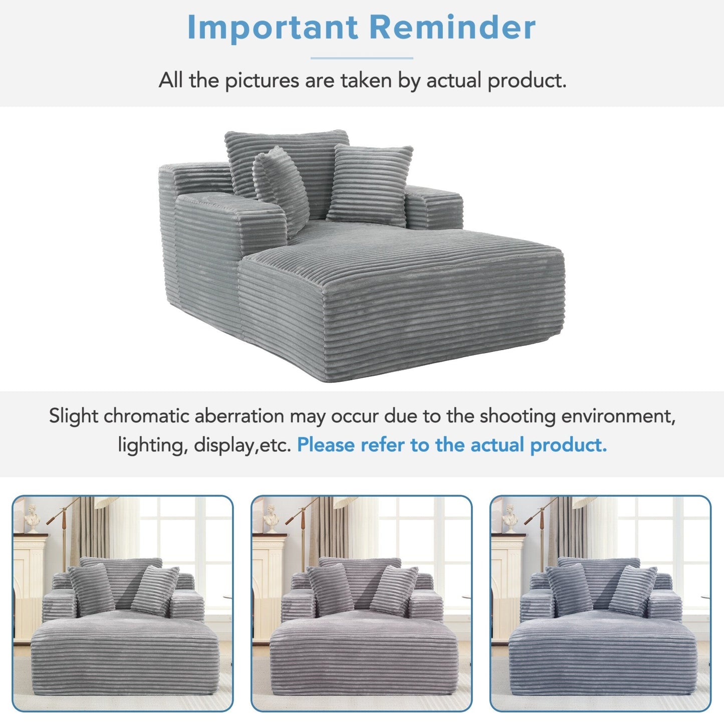 Divano letto con chaise longue completamente compresso Roomfitters con cuscini rimovibili, divano moderno imbottito