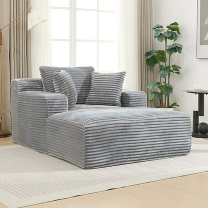 Divano letto con chaise longue completamente compresso Roomfitters con cuscini rimovibili, divano moderno imbottito
