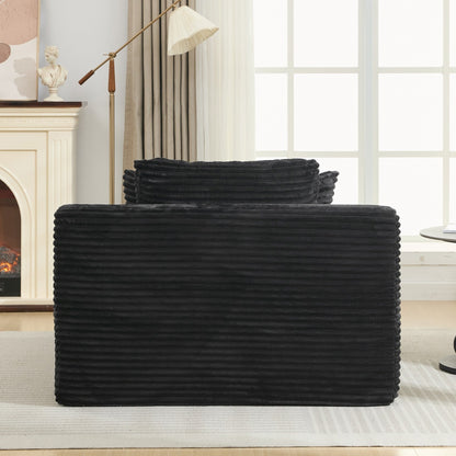 Divano letto con chaise longue completamente compresso Roomfitters con cuscini rimovibili, divano moderno imbottito