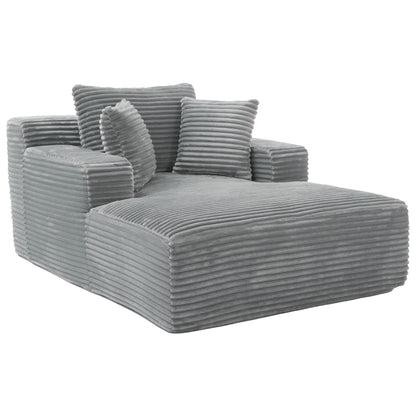 Divano letto con chaise longue completamente compresso Roomfitters con cuscini rimovibili, divano moderno imbottito