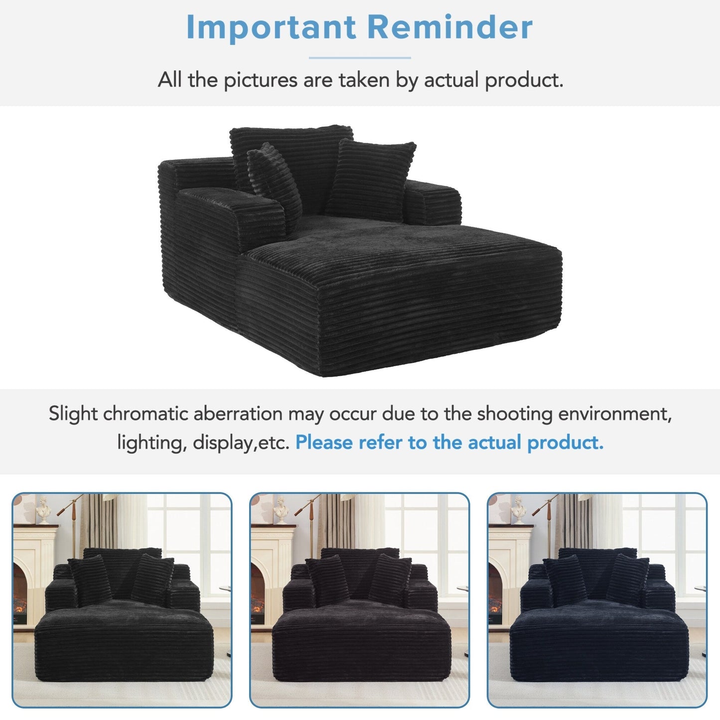 Divano letto con chaise longue completamente compresso Roomfitters con cuscini rimovibili, divano moderno imbottito