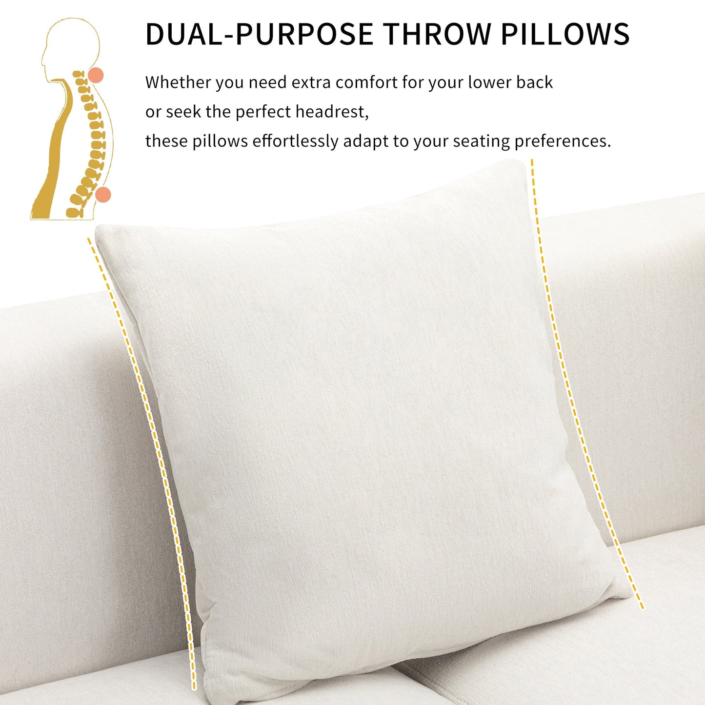 Divano imbottito di lusso in stile moderno Roomfitters per soggiorno, design elegante e confortevole, perfetto per qualsiasi spazio abitativo