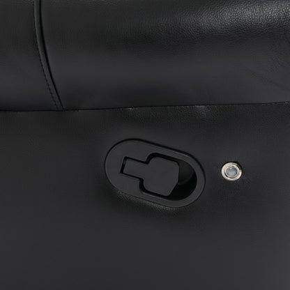 Poltrona reclinabile a dondolo manuale Roomfitters con console centrale, perfetta per l'home theater in soggiorno