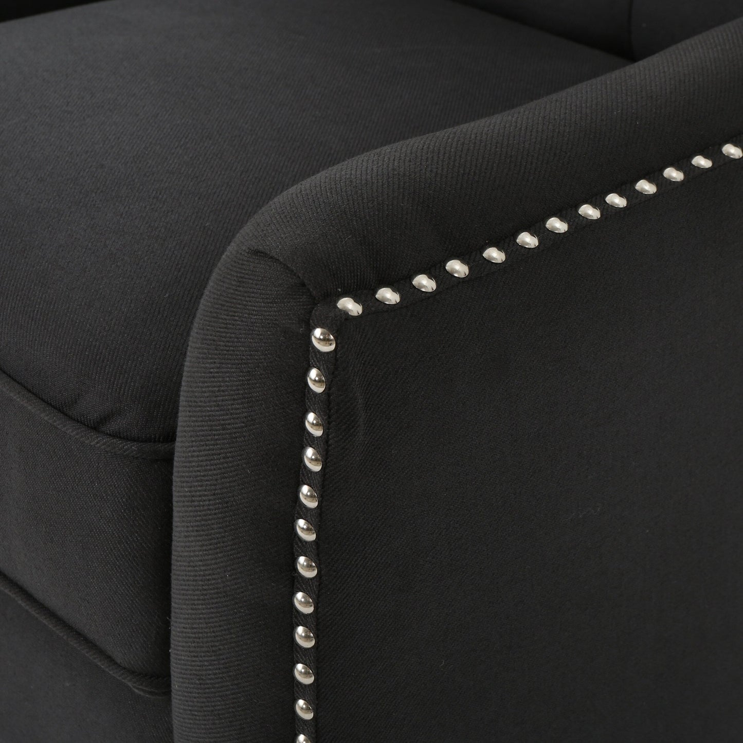 Poltrona reclinabile moderna in tessuto con schienale reclinabile, comoda poltrona per soggiorno e camera da letto