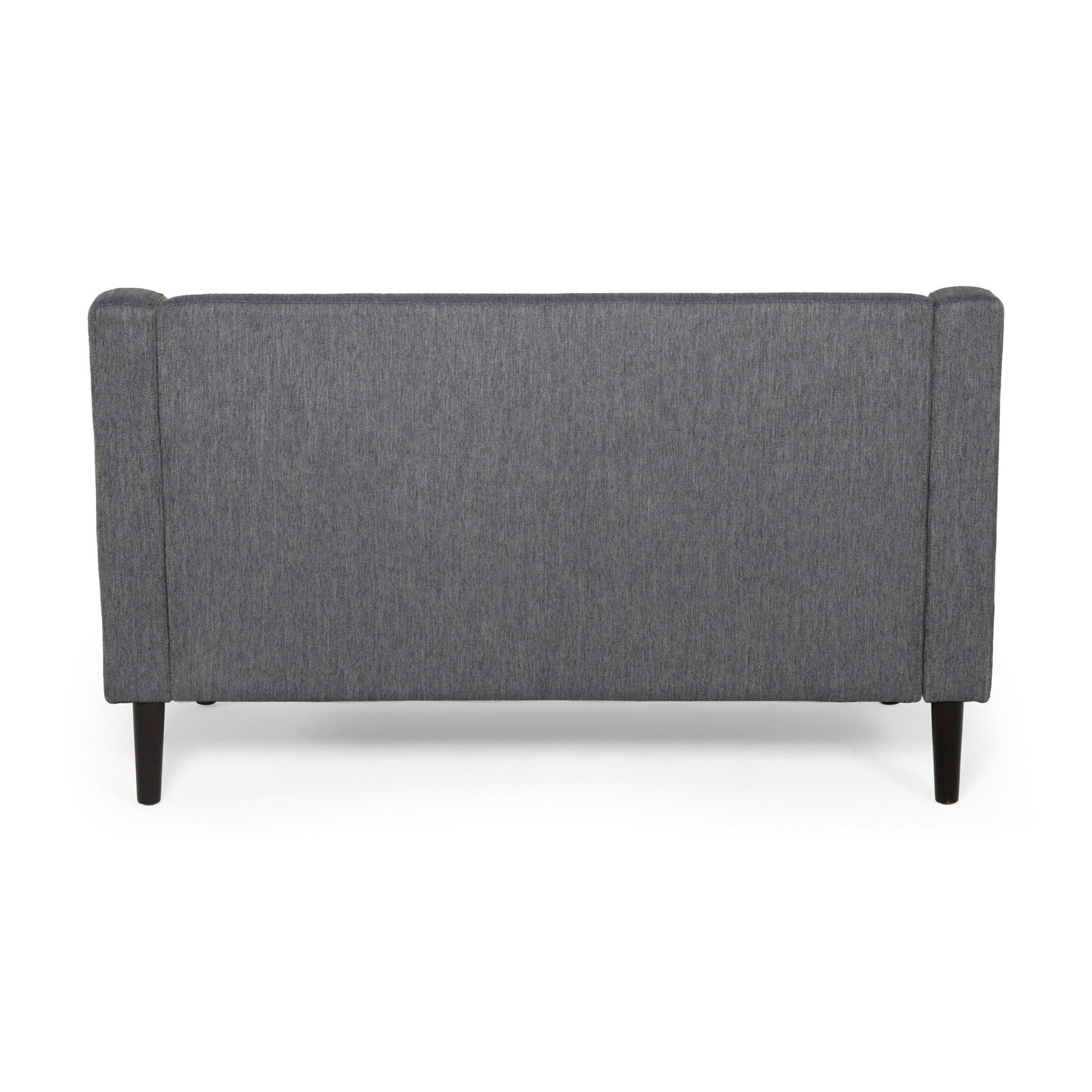 Divano moderno imbottito Roomfitters, divano con bottoni trapuntati, braccioli curvi e comodi cuscini