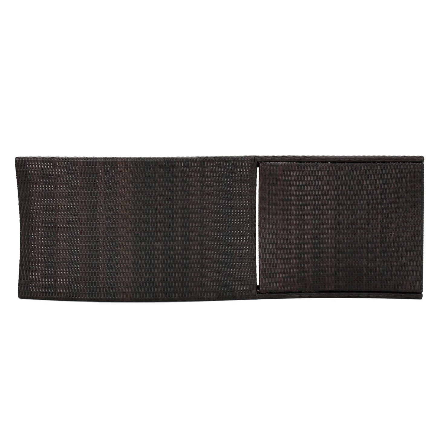 Set di chaise longue da esterno in vimini Roomfitters, sedie a sdraio reclinabili regolabili per patio, rattan resistente alle intemperie