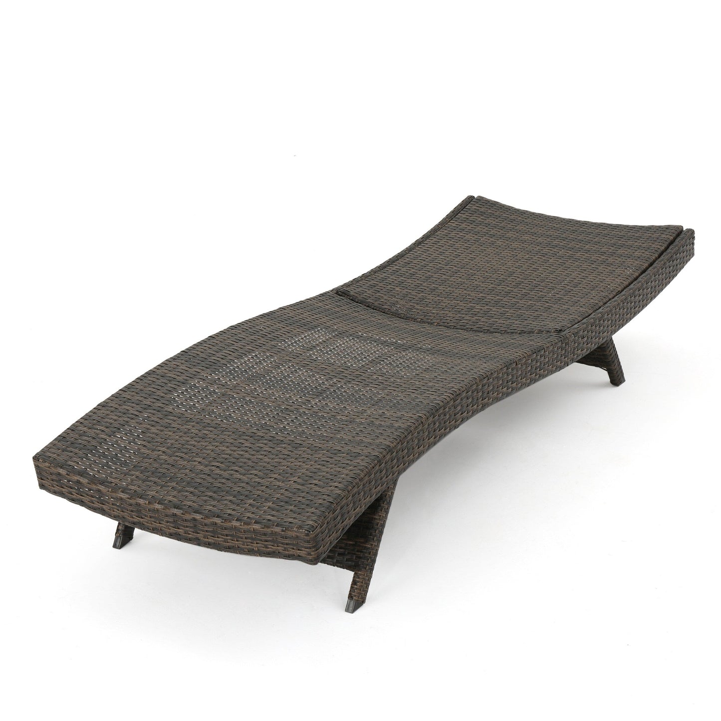 Set di chaise longue da esterno in vimini Roomfitters, sedie a sdraio reclinabili regolabili per patio, rattan resistente alle intemperie