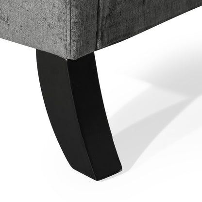 Poltrona reclinabile oversize in tessuto testurizzato con schienale a spinta, comoda poltrona reclinabile per il soggiorno