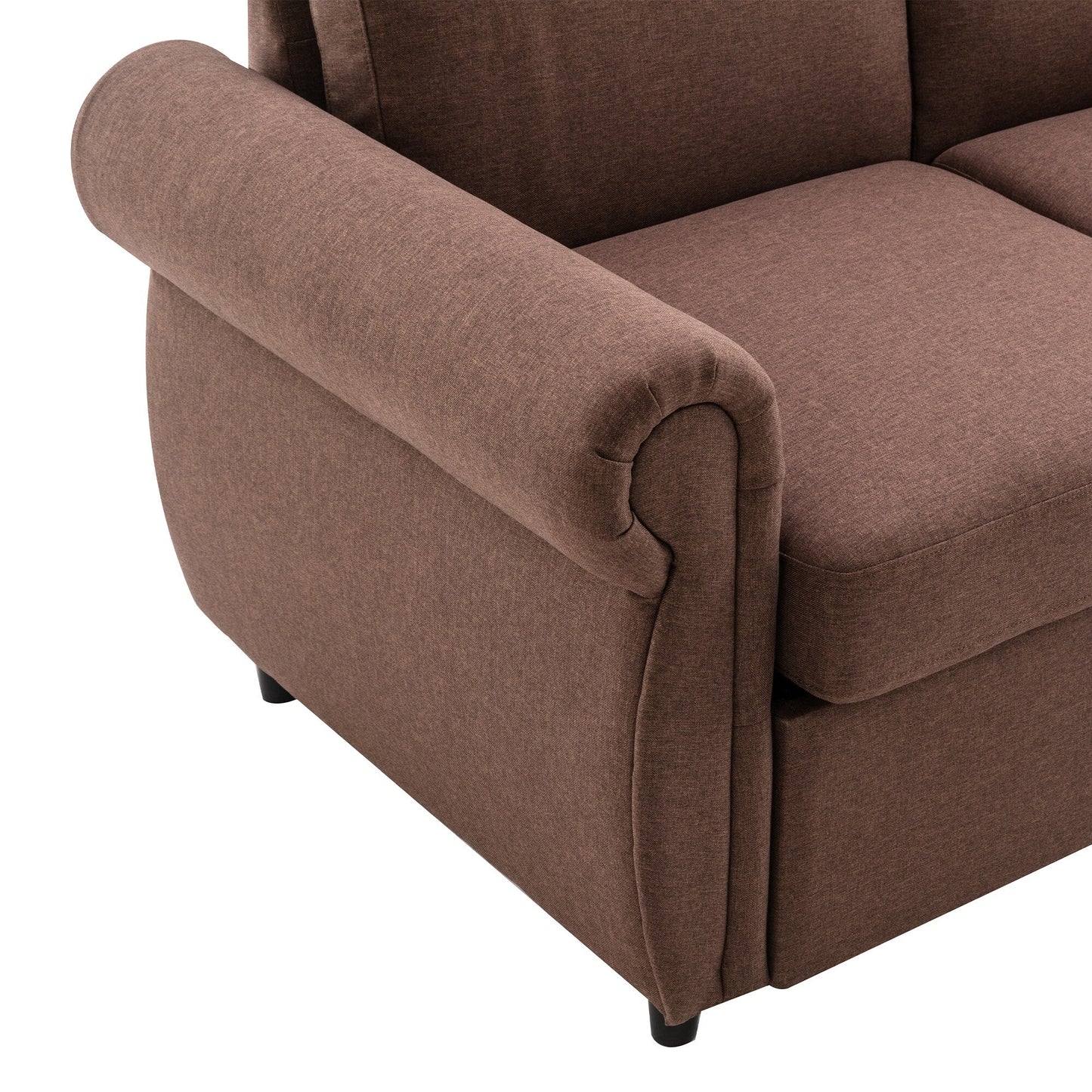 Divano letto estraibile Roomfitters con materasso memory foam singolo, divano letto salvaspazio per soggiorno