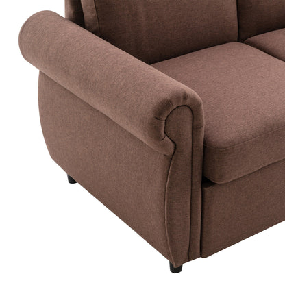 Divano letto estraibile Roomfitters con materasso memory foam singolo, divano letto salvaspazio per soggiorno