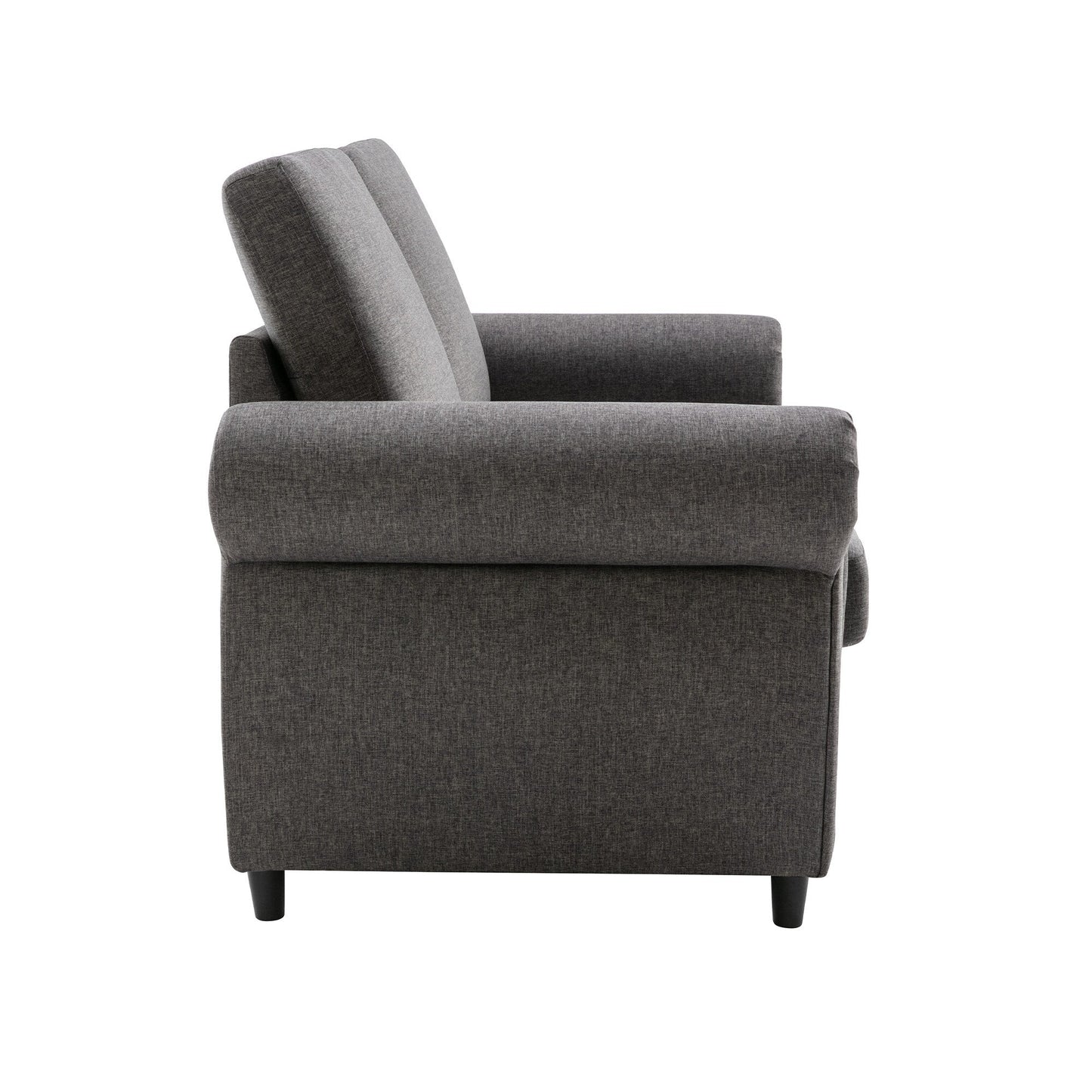 Divano letto estraibile Roomfitters con materasso memory foam singolo, divano letto salvaspazio per soggiorno