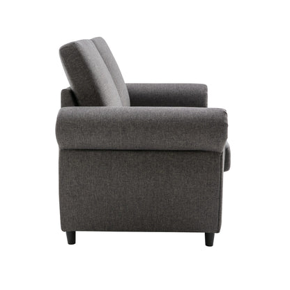 Divano letto estraibile Roomfitters con materasso memory foam singolo, divano letto salvaspazio per soggiorno