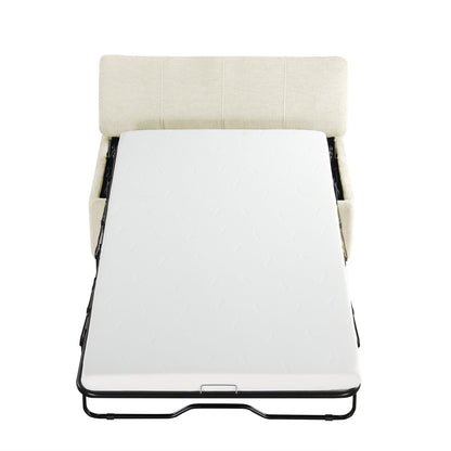 Letto pieghevole Twin Roomfitters con materasso trasformabile in letto per gli ospiti