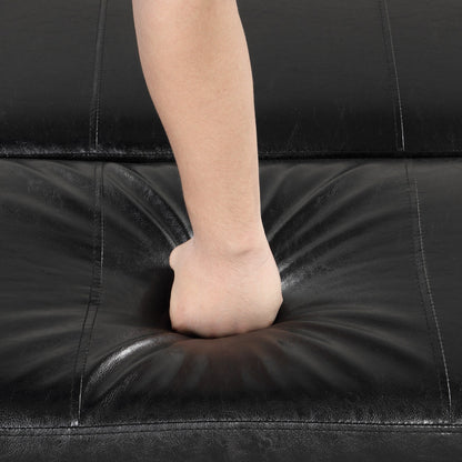 Letto pieghevole singolo Roomfitters con materasso, letto per gli ospiti compatto e convertibile per il soggiorno