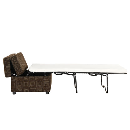 Letto pieghevole singolo Roomfitters con materasso, letto per gli ospiti compatto e convertibile per il soggiorno