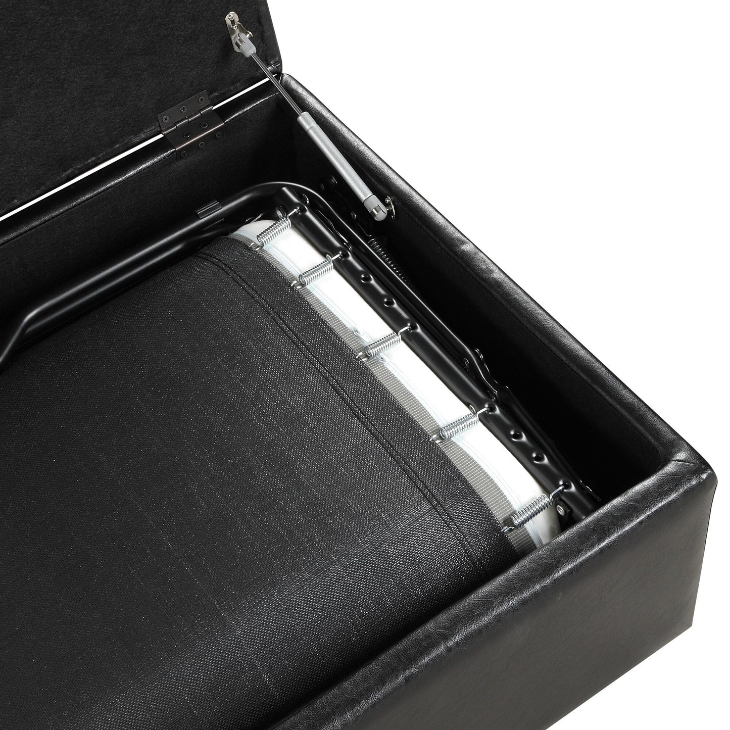 Letto pieghevole singolo Roomfitters con materasso, letto per gli ospiti compatto e convertibile per il soggiorno