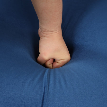 Divano angolare imbottito in velluto Roomfitters, poltrona singola con schienale trapuntato a bottoni per soggiorno e camera da letto