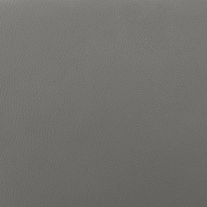 Poltrona reclinabile elettrica Rosalyn Zero Gravity in pelle argento e grigia con poggiatesta elettrico