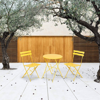 Set da bistrot lungo rotondo per 2 persone, 23,6 cm