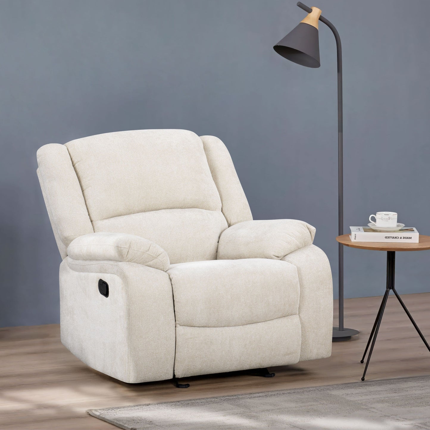 Poltrona reclinabile manuale di transizione Roundhill Furniture Blitz