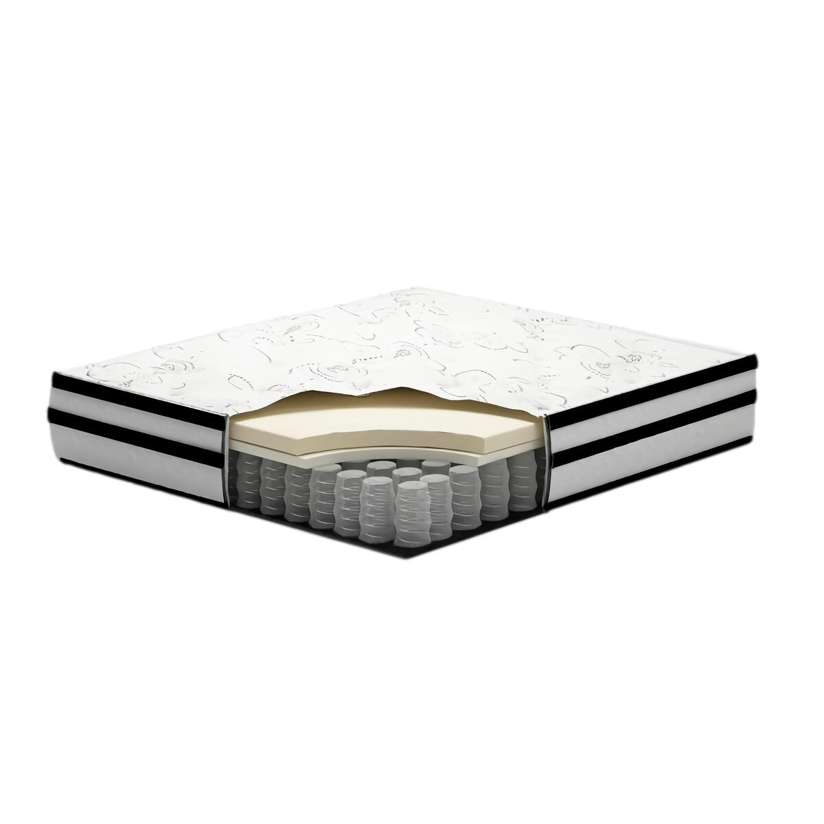 Materasso ibrido a molle tradizionali Roundhill Furniture Chime da 10 pollici