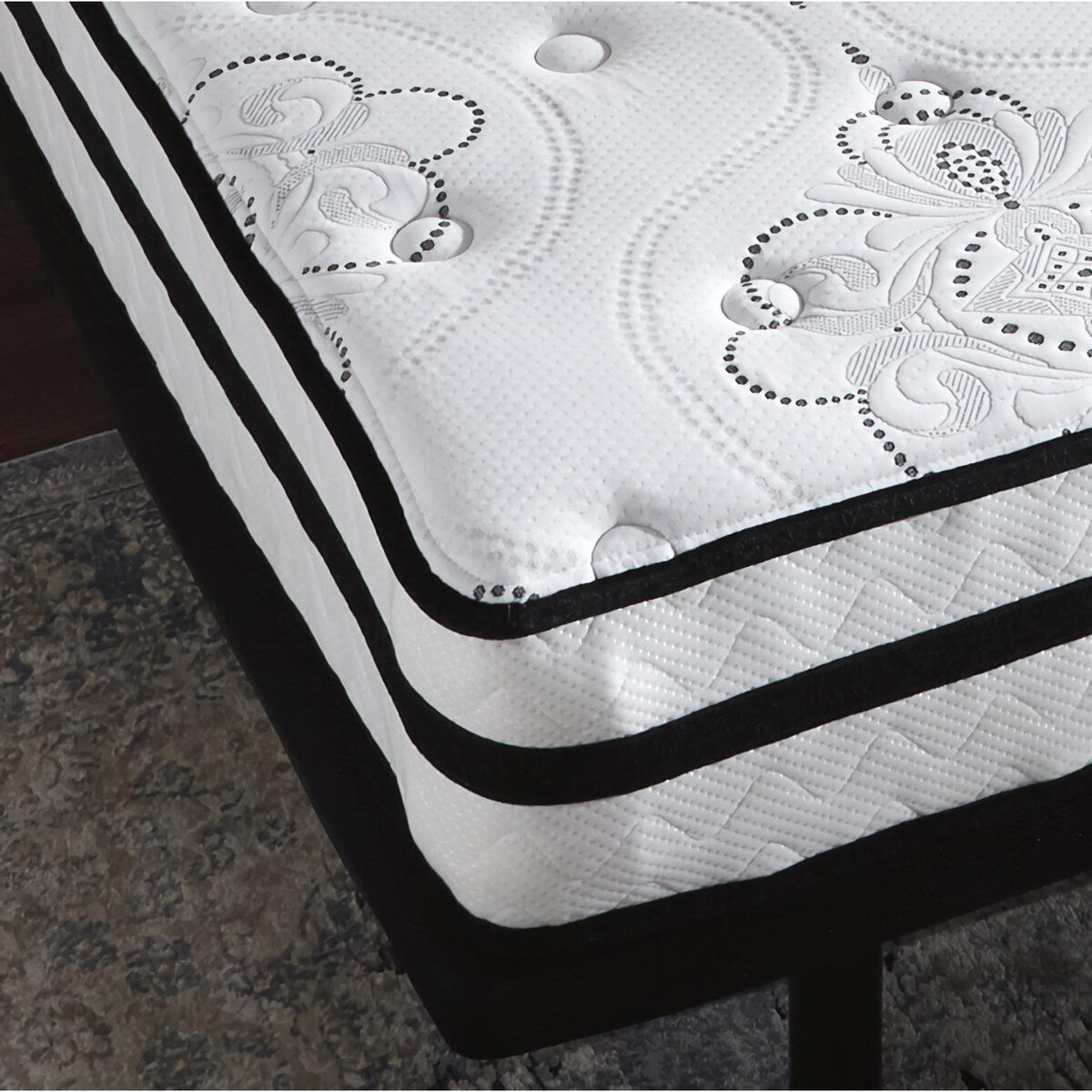 Materasso ibrido a molle tradizionali Roundhill Furniture Chime da 10 pollici