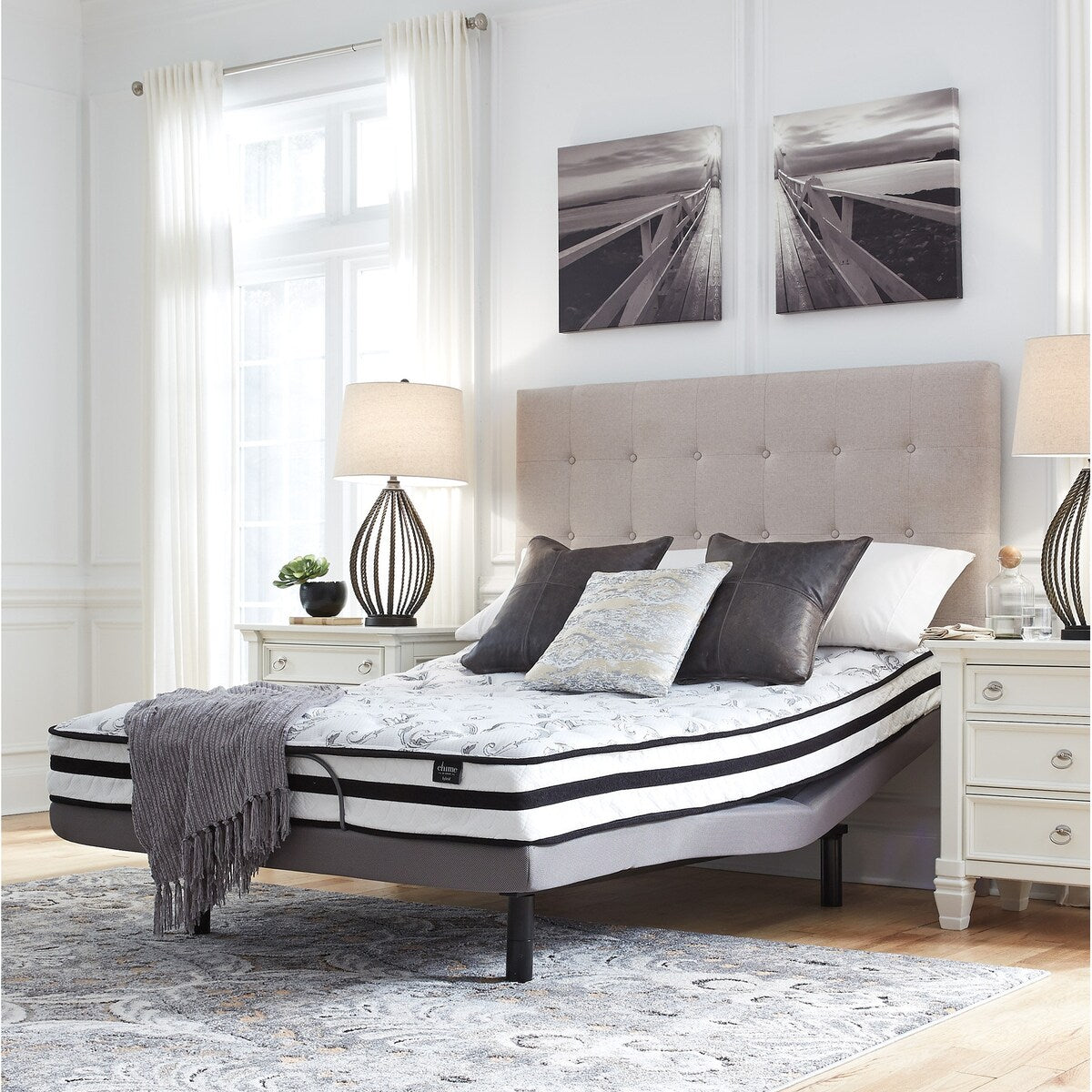 Materasso ibrido Roundhill Furniture Traditional Chime da 8 pollici