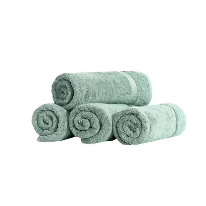Set di asciugamani da bagno di lusso in cotone turco Royal e 100% cotone turco morbido e set di 4 asciugamani di qualità alberghiera