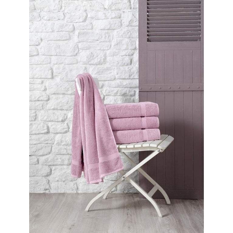 Set di asciugamani da bagno di lusso in cotone turco Royal e 100% cotone turco morbido e set di 4 asciugamani di qualità alberghiera