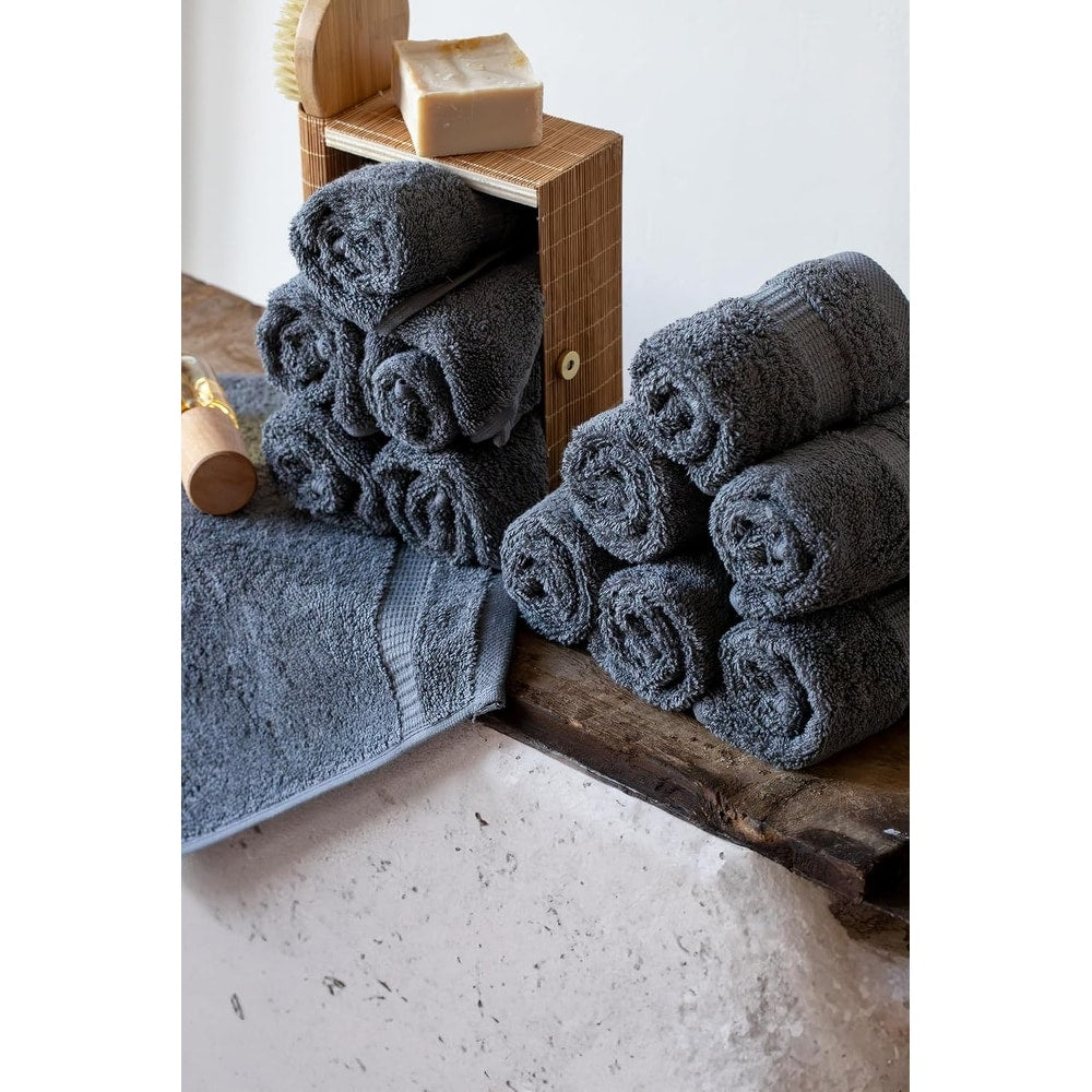 Asciugamano in cotone turco Royal - Morbido, resistente - Asciugamani ultra assorbenti - Set da 12