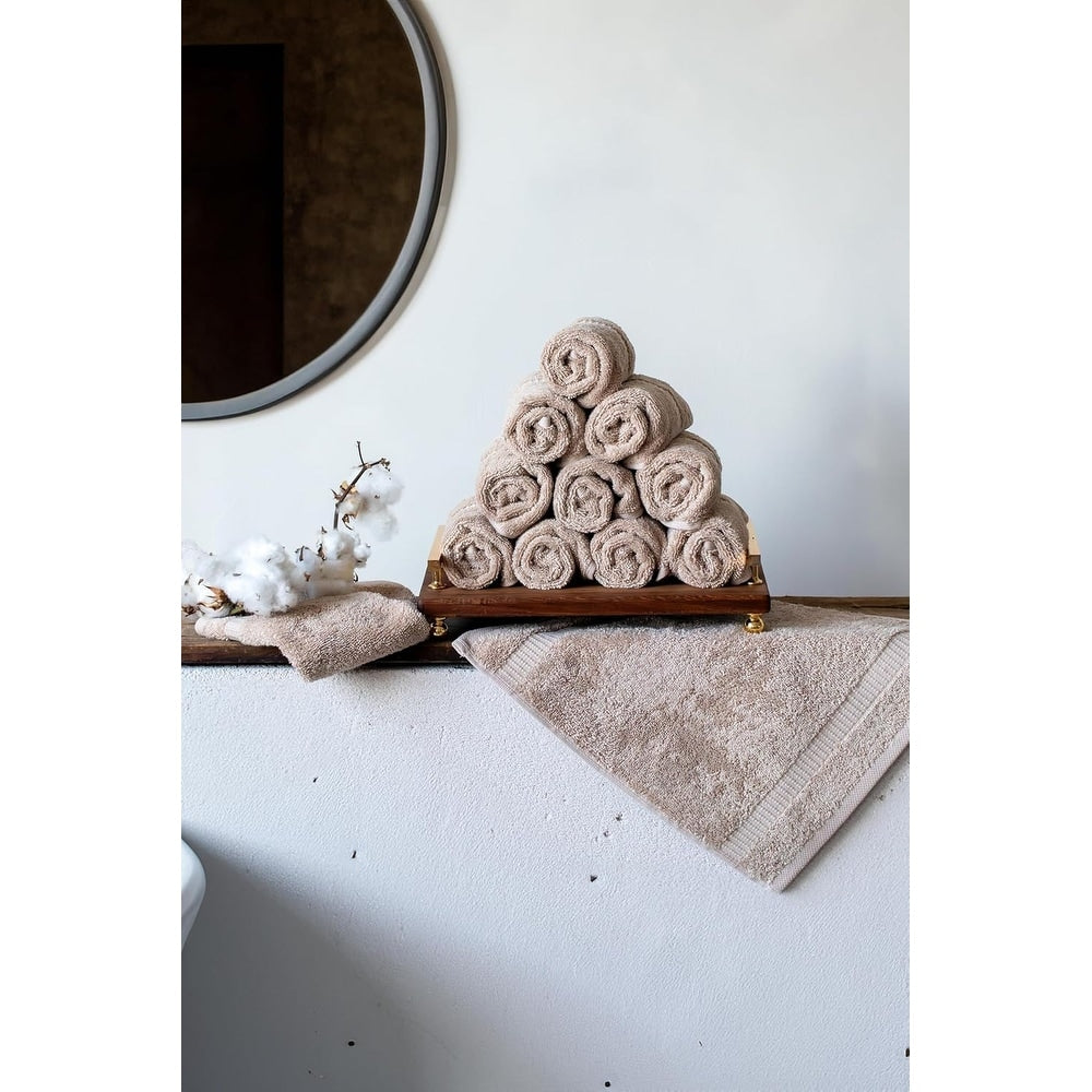 Asciugamano in cotone turco Royal - Morbido, resistente - Asciugamani ultra assorbenti - Set da 12