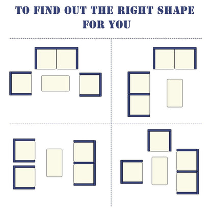 Set di mobili da esterno in rattan sintetico Royalcraft da 4 pezzi