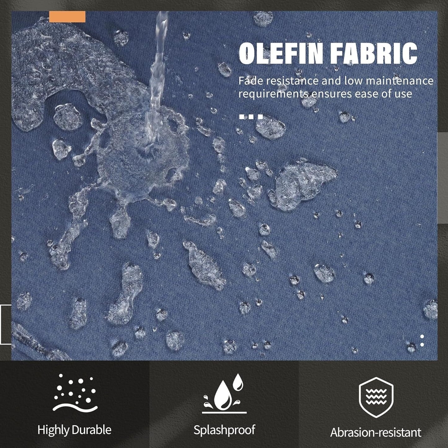 Set di mobili da esterno in alluminio da 5 pezzi Royalcraft