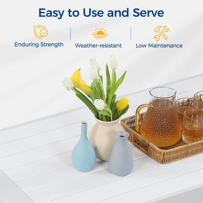 Set di mobili da esterno in alluminio da 5 pezzi Royalcraft