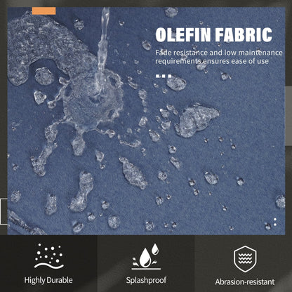 Gruppo di sedute componibili per esterni in alluminio Royalcraft da 5 pezzi