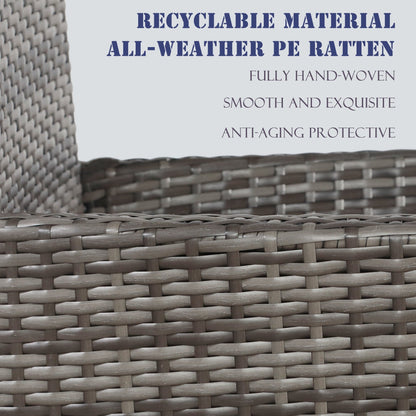 Set da pranzo da giardino Royalcraft da 5 pezzi con tavolo e sedie