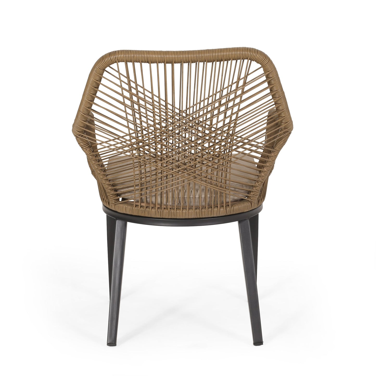 Set da salotto da esterno in vimini a 2 posti Russel di Christopher Knight Home