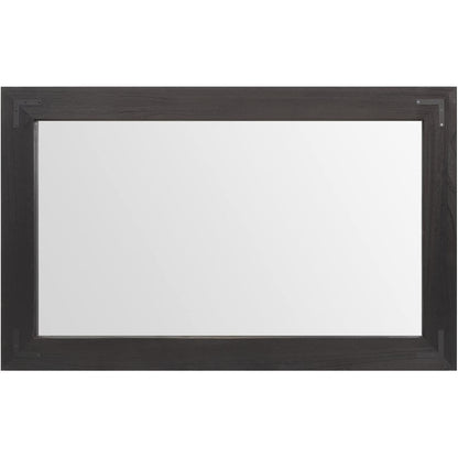 Specchio da parete con cornice in legno rustico, specchio da bagno in legno naturale