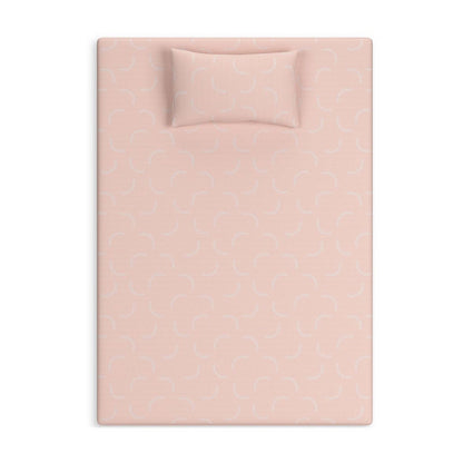 Materasso matrimoniale Ruve, cuscino standard, memory foam, rosa chiaro, 7 pollici