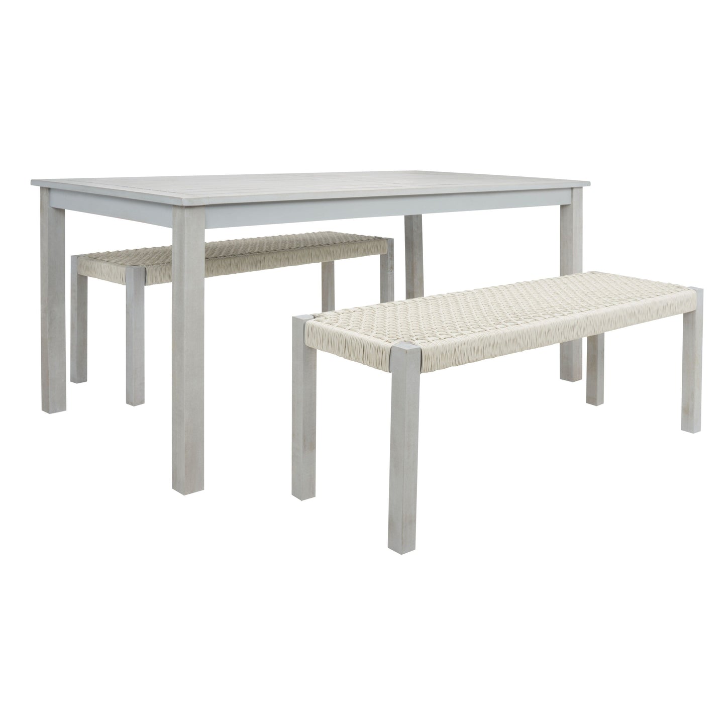 SAFAVIEH Akmaral Set da pranzo con tavolo e 2 panche - 35Lx50Px29A