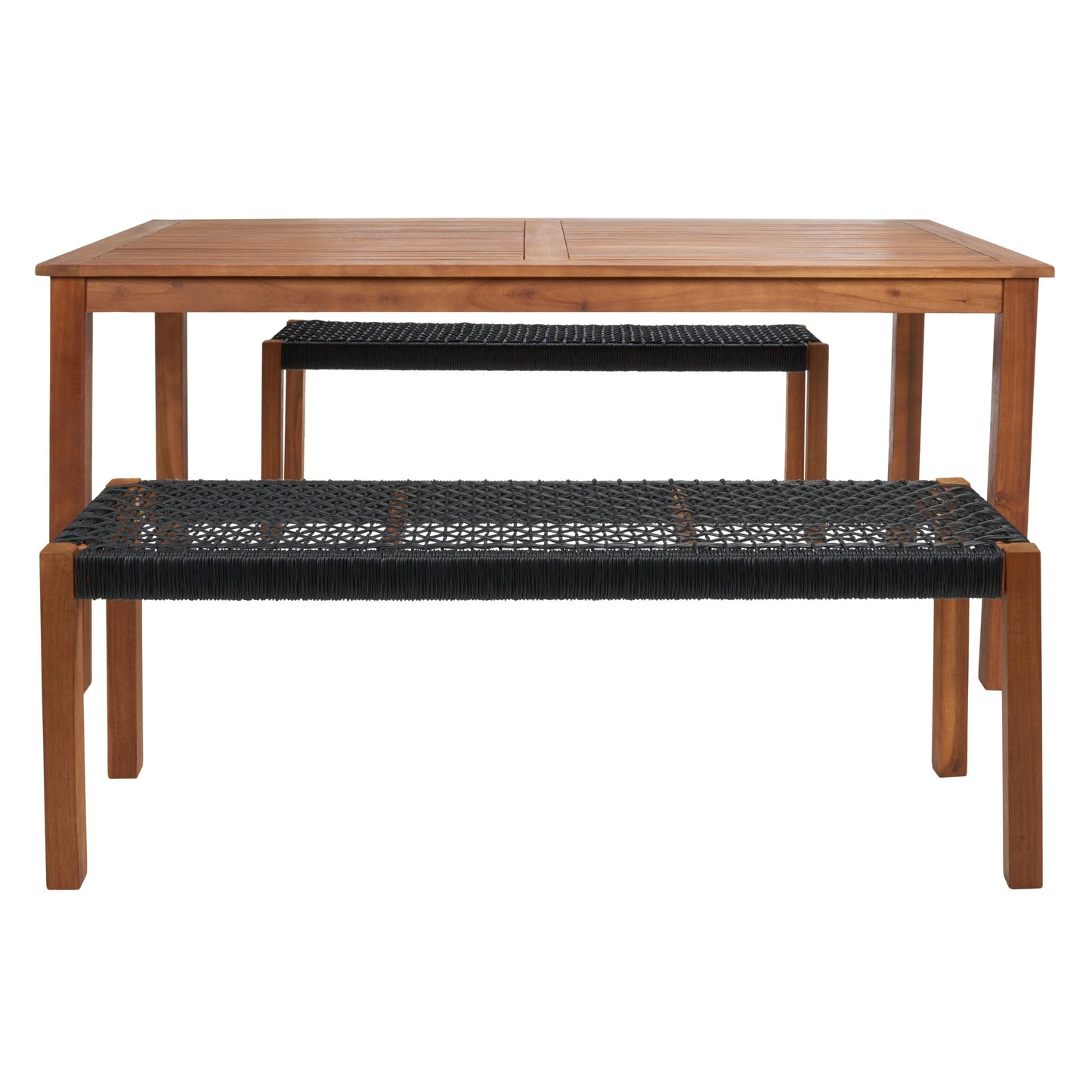 SAFAVIEH Akmaral Set da pranzo con tavolo e 2 panche - 35Lx50Px29A