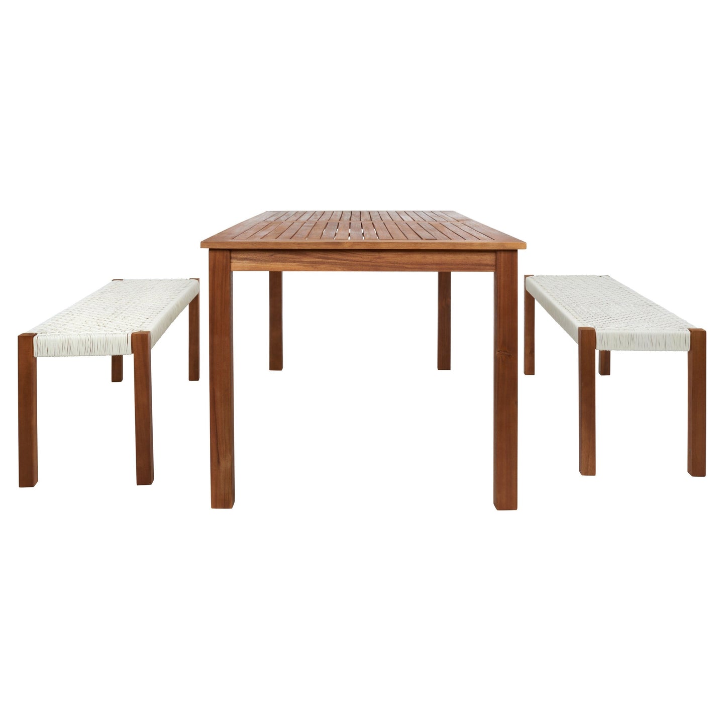 SAFAVIEH Akmaral Set da pranzo con tavolo e 2 panche - 35Lx50Px29A