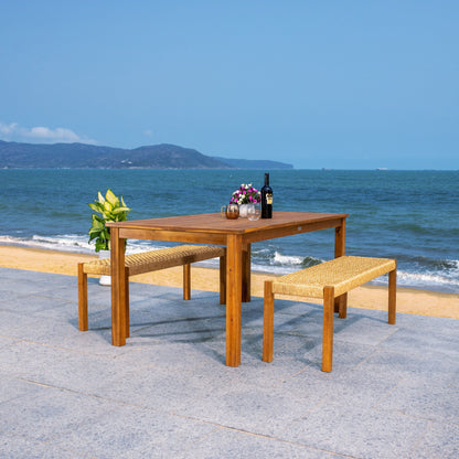 SAFAVIEH Akmaral Set da pranzo con tavolo e 2 panche - 35Lx50Px29A